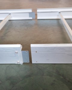 Connecting-part closed 3000 Curve conveyor 750/RF